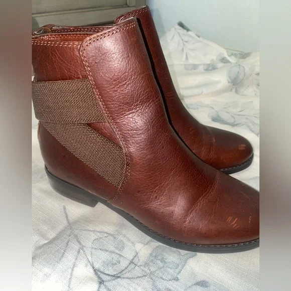 Lauren Ralph Lauren Kaliyah Leather Ankle Boot 6B - Picture 8 of 11